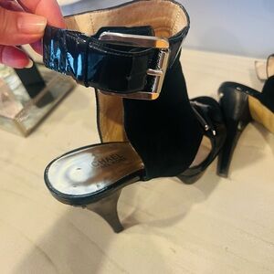 Michael Kors Black Patent Leather Heels